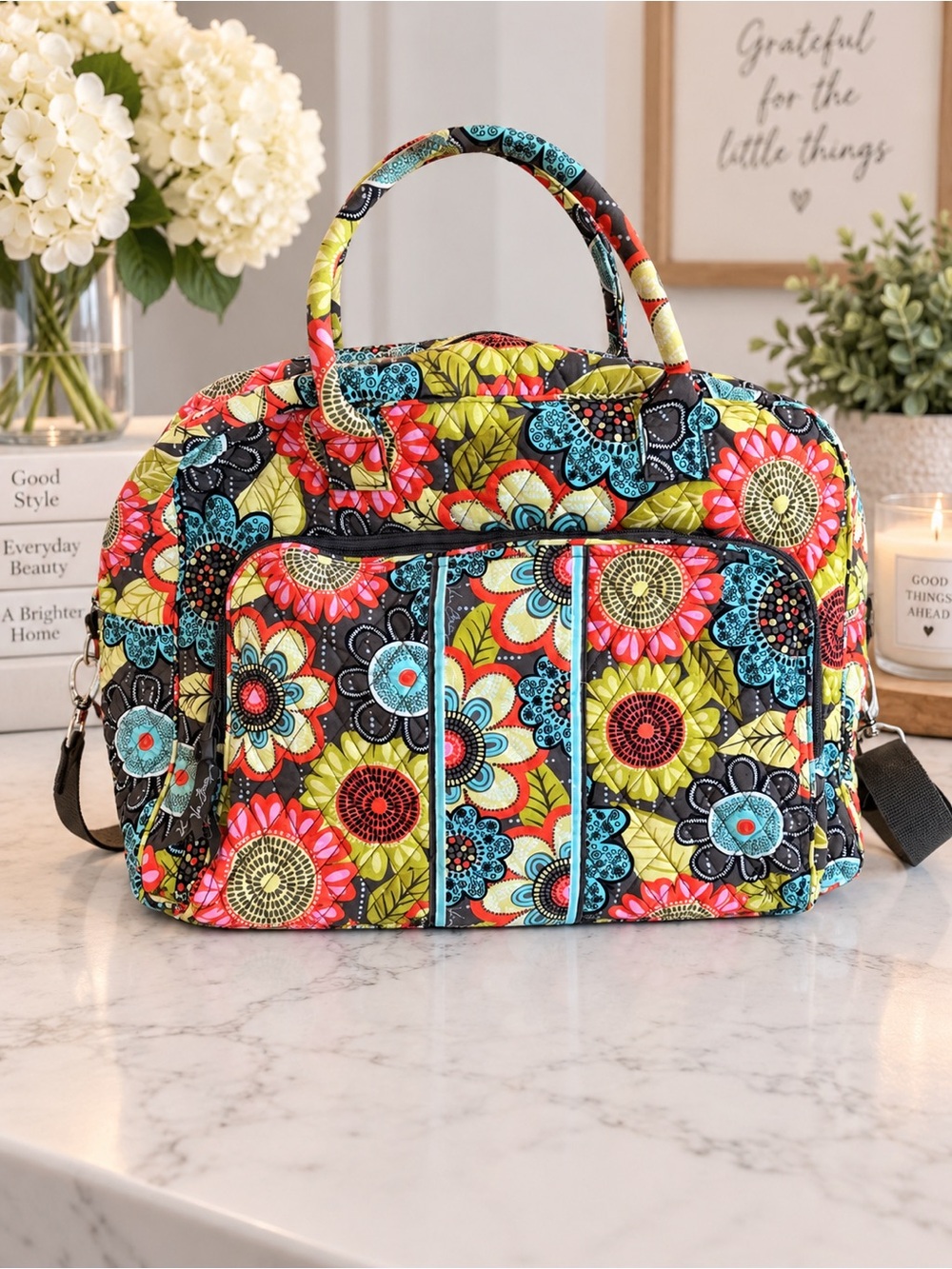 Vera Bradley Weekender travel bag